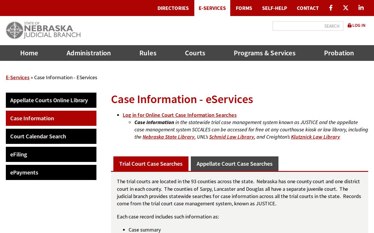 Hitchcock County bench warrant records statewide trial court access